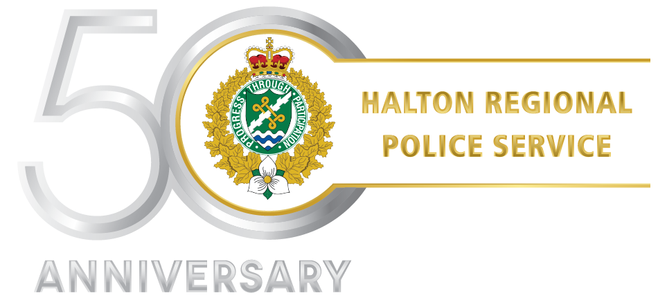 Halton Regional Police 50th Anniversary Logo